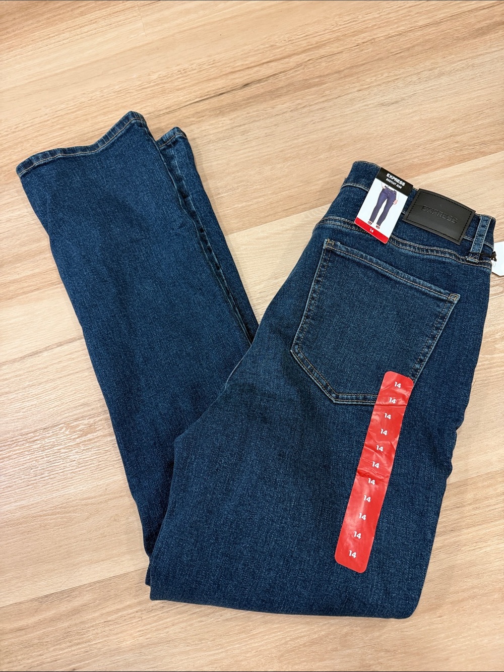 Classic Dark Blue express woman’s  Jeans - 14 Waist plus bootcut